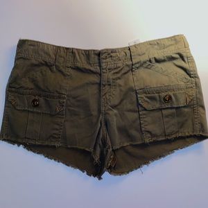 Lucky Brand Olive Green Shorts Size: 28